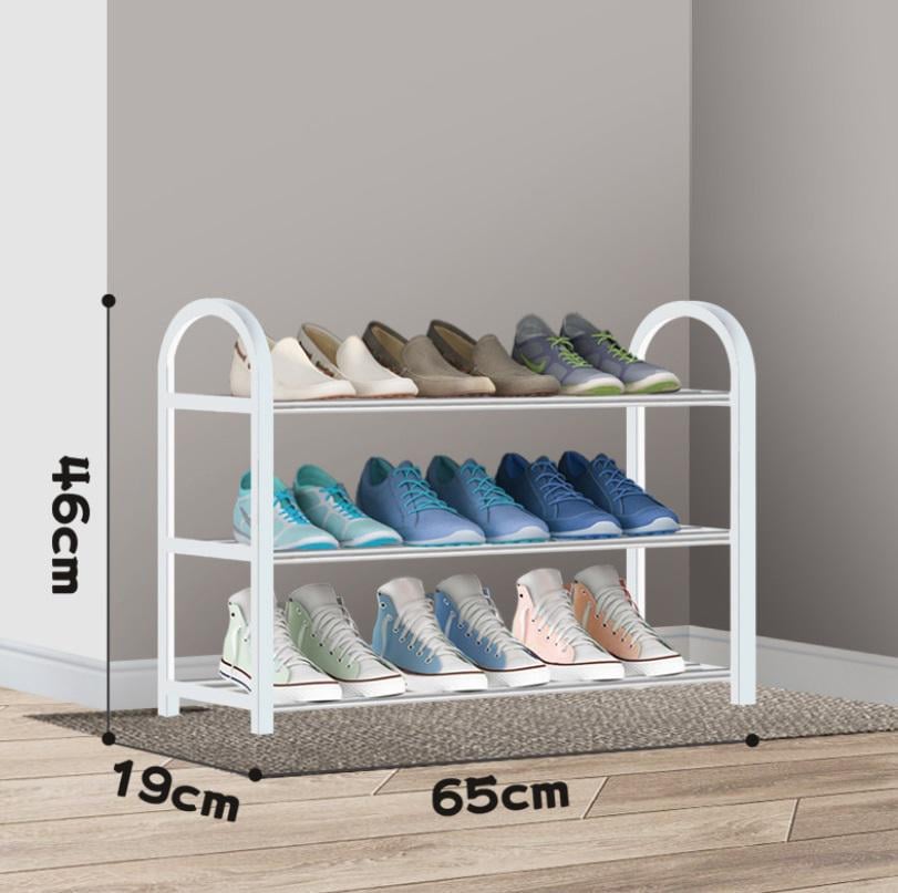 Полиця для взуття 3-х рівнева 14842 19х46х65 см Білий (4995159) - фото 2 Полиця для взуття 3-х рівнева 14842 19х46х65 см Білий (4995159) - фото 2