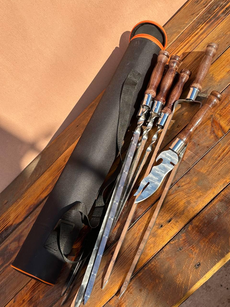 Комплект шампурів з тубусом 3 мм (2546506436) - фото 4 Комплект шампурів з тубусом 3 мм (2546506436) - фото 4