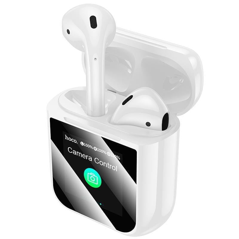 Наушники Hoco Magnificent true Wireless Touch Screen BT headset EW80 BT5.4 30/300 mAh White
