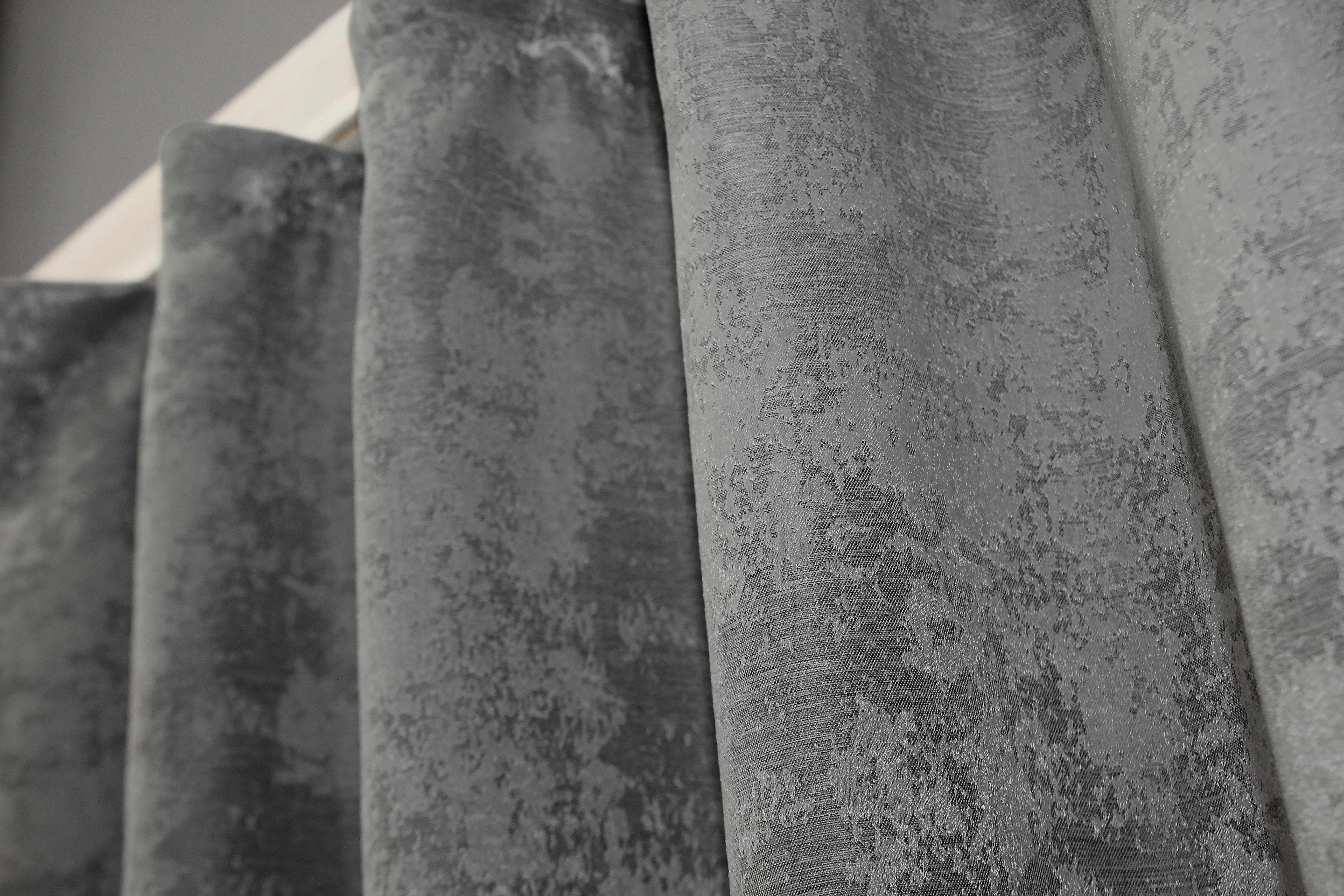 Комплект штор VR-Textil Sultan YL №1212ш жаккард 130х170 см 2 шт. Серый (35-0072) - фото 5 Комплект штор VR-Textil Sultan YL №1212ш жаккард 130х170 см 2 шт. Серый (35-0072) - фото 5