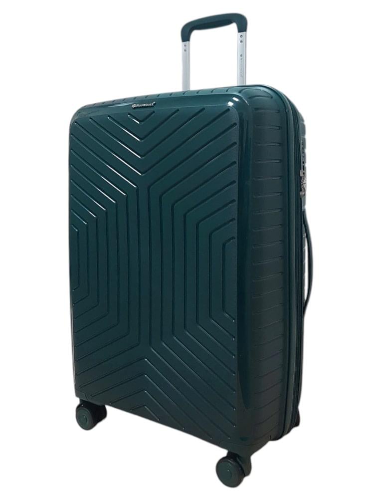 Чемодан Snowball 20103 M Темно-зеленый (31706843)