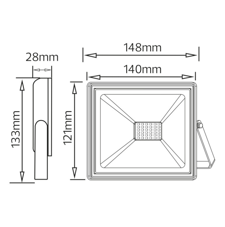 Прожектор SMD LED 30W RGB 2400Lm 100-265V IP65 Remix-30 Черный (068-020-0030) - фото 2 Прожектор SMD LED 30W RGB 2400Lm 100-265V IP65 Remix-30 Черный (068-020-0030) - фото 2