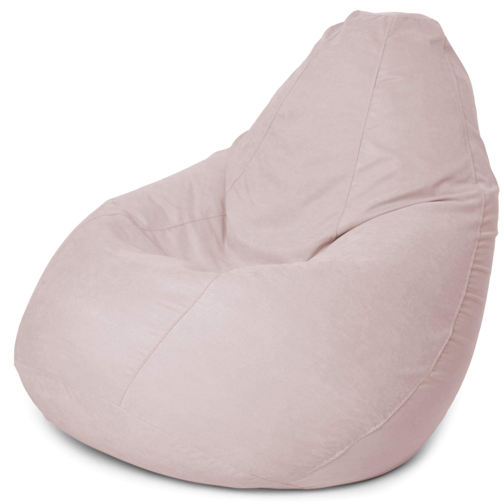 Кресло-мешок iQmebel Груша большая велюр Бежевый