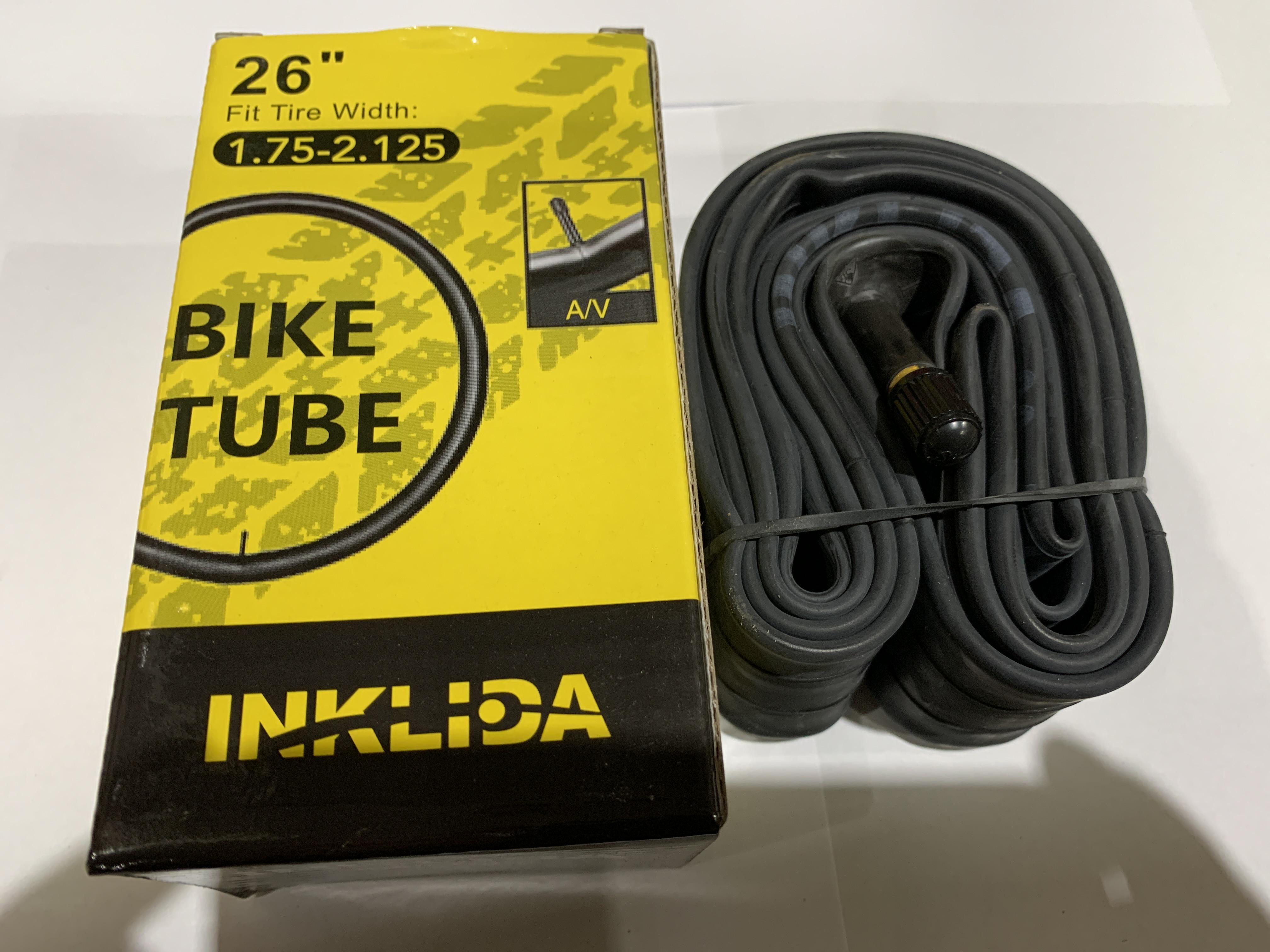 Камера для велосипеда 26" 26x1,75/2,125 INKLIDA