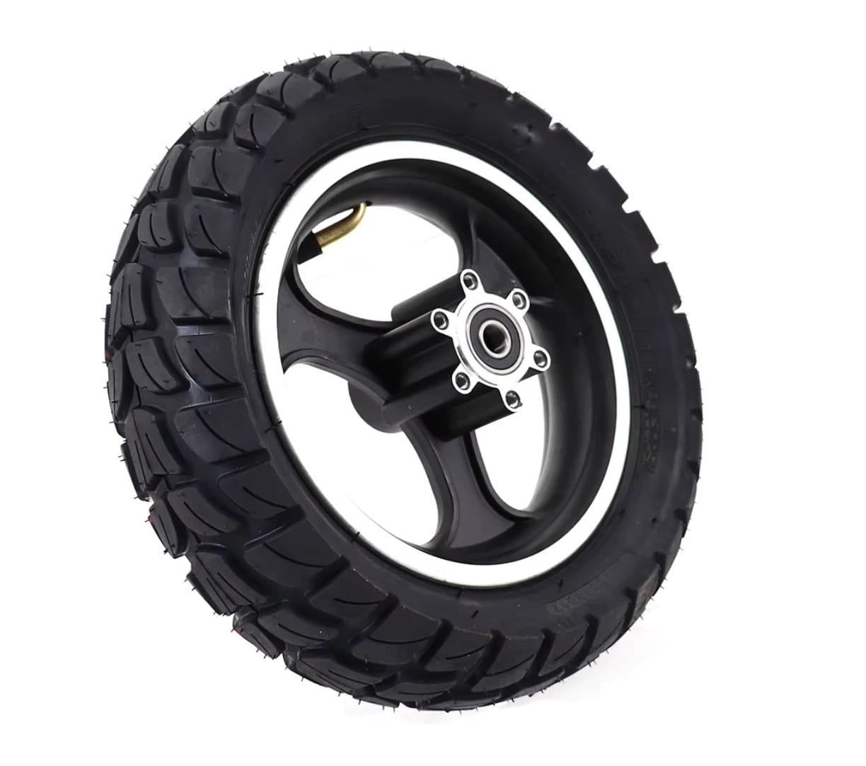 Колесо переднее для Kugoo M4/M4 Pro в сборе с покрышкой для бездорожья 10х2,5 (00-00028898)