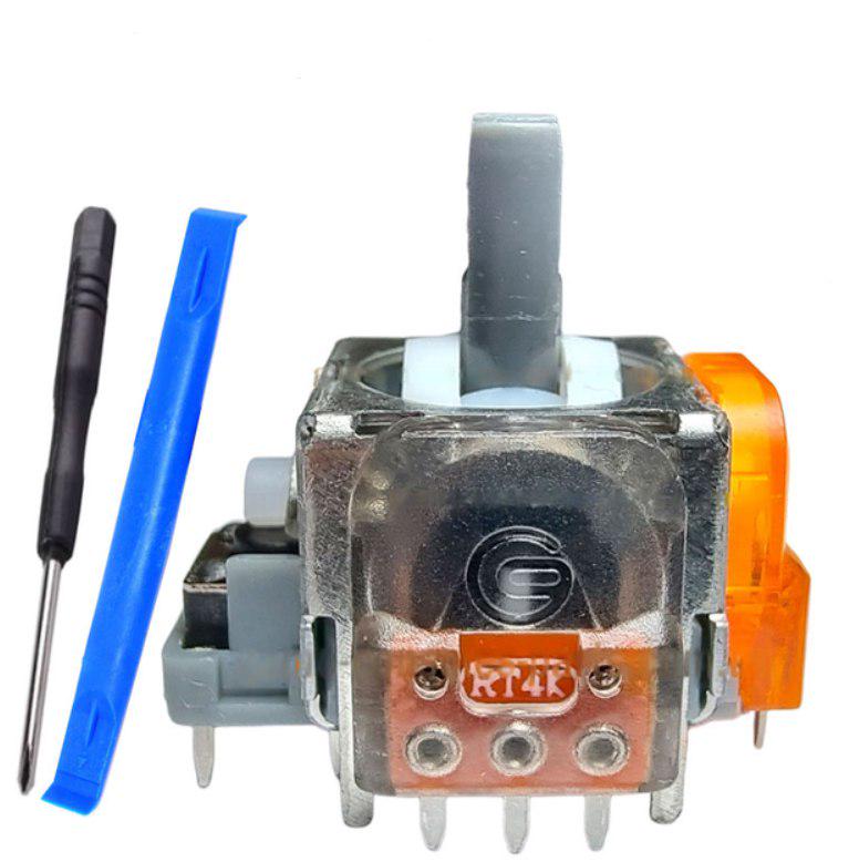 Електромагнітний 3D механізм стік джойстика PS4 з датчиком TMR/викрутка/лопатка