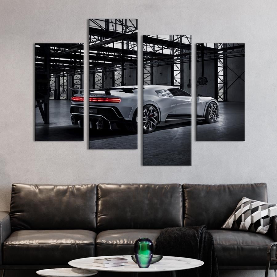 Картина на холсте Элитный автомобиль Bugatti Centodieci 129x90 см (1301-42) Картина на холсте Элитный автомобиль Bugatti Centodieci 129x90 см (1301-42)