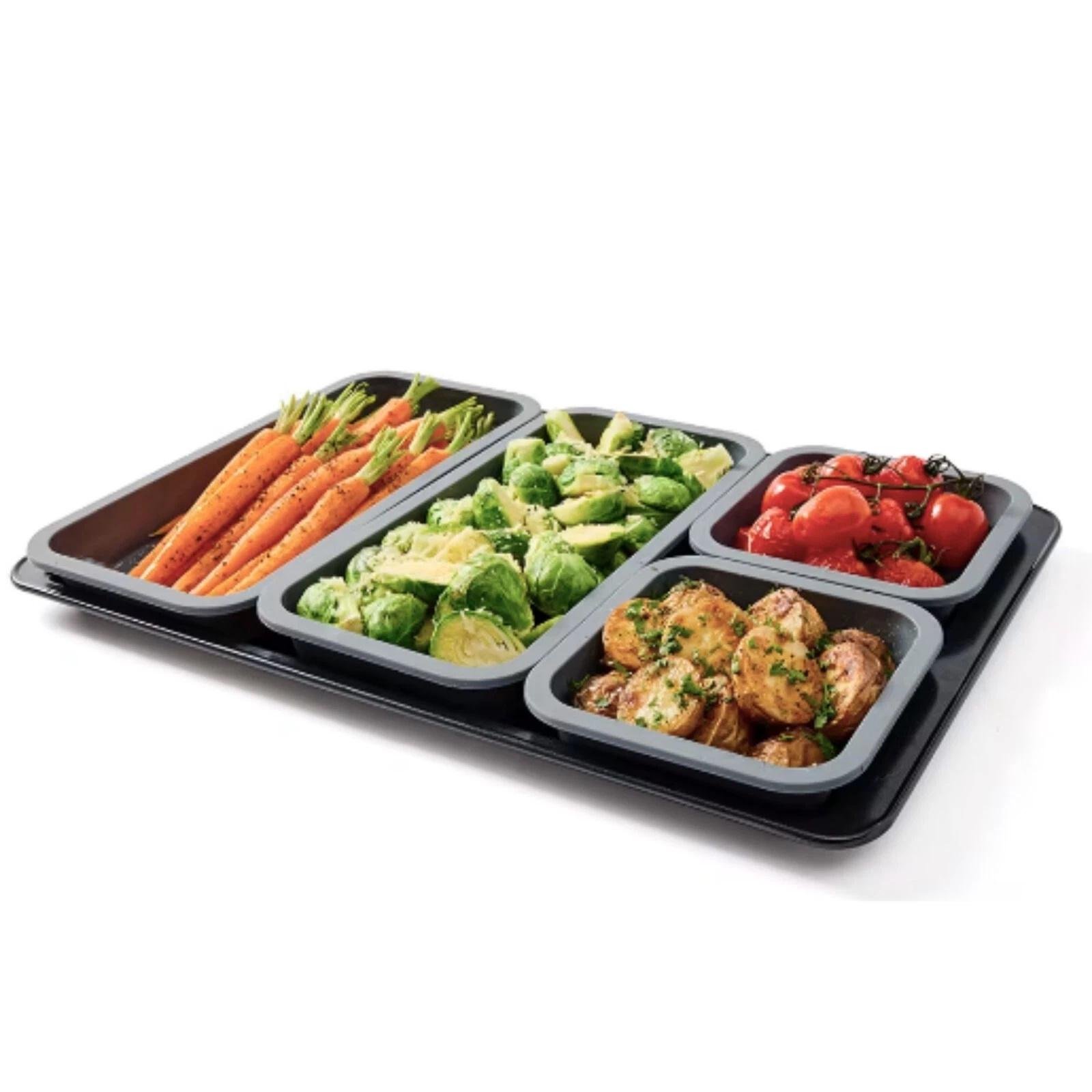 Набор силиконовых форм-разделителей LET'S RESIN антипригарные для духовки и морозилки 4 шт. Серый - фото 5