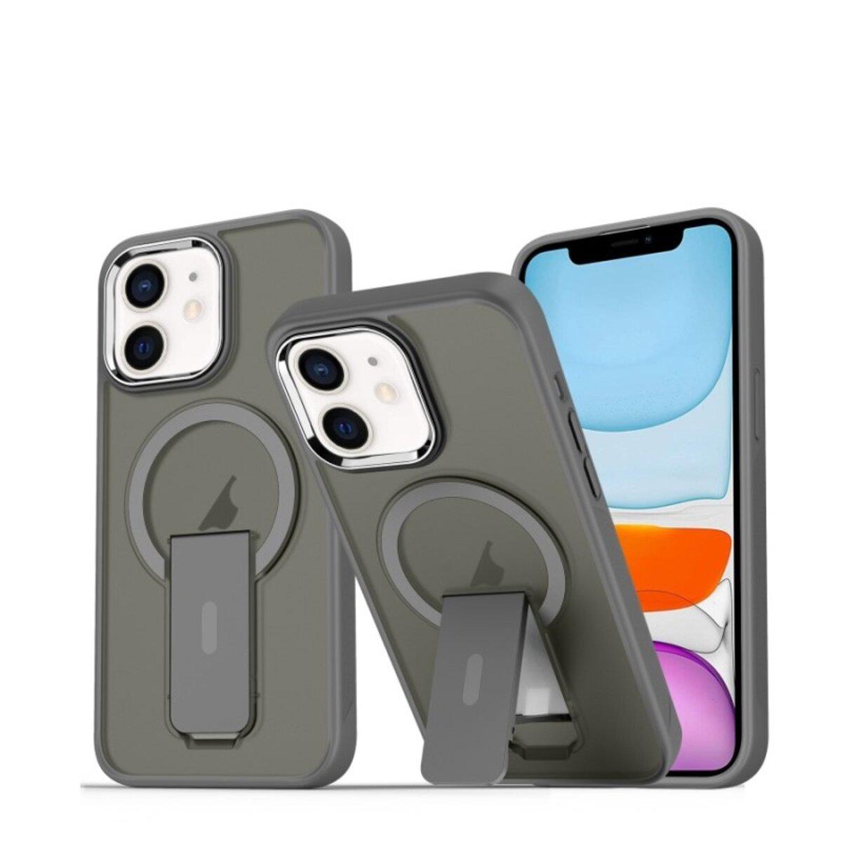 Протиударний чохол із підставкою Cosmic Magnetic Stand for Apple iPhone 11 Grey