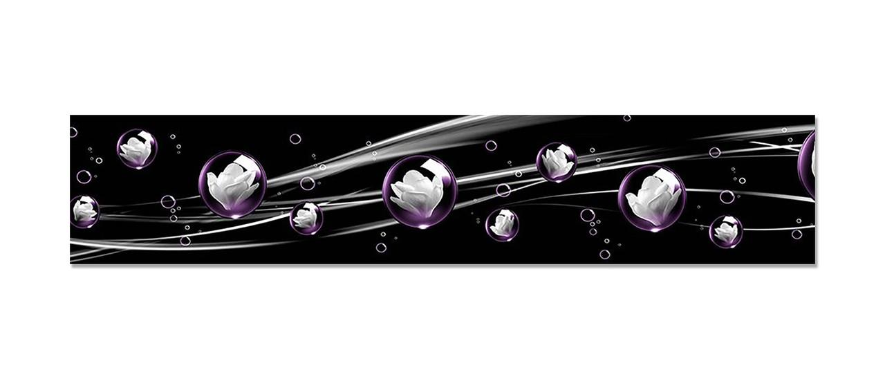 Наклейка виниловая на кухню Zatarga Космические Магнолии 600х3000 мм (1267839507)