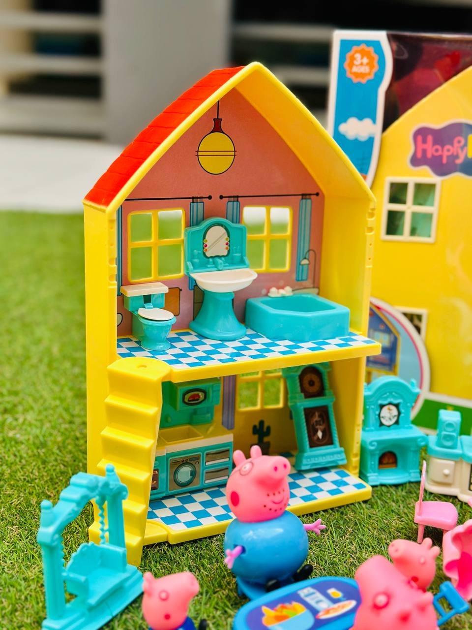 Набор фигурок Дом свинки Пеппи с семьей/кухней/спальней (2654615862) - фото 2 Набор фигурок Дом свинки Пеппи с семьей/кухней/спальней (2654615862) - фото 2