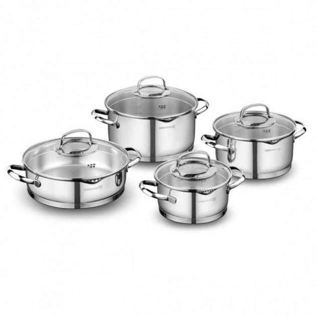 Набор кастрюль Korkmaz steama 8 шт. (a1999)