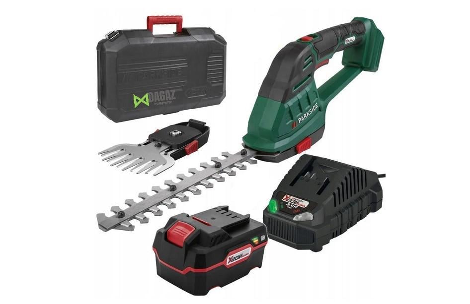 Ножиці акумуляторні для трави та кущів PARKSIDE PAGS 20-Li A1 1 АКБ і зарядний пристрій (67568) Ножиці акумуляторні для трави та кущів PARKSIDE PAGS 20-Li A1 1 АКБ і зарядний пристрій (67568)