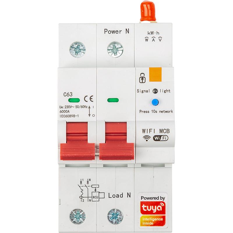 Выключатель умный автоматический Tuya Wifi SCB02 63A