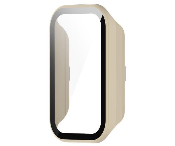 Чехол с защитным стеклом Protective Cover with Glass для Xiaomi Redmi Band 2 Бежевый