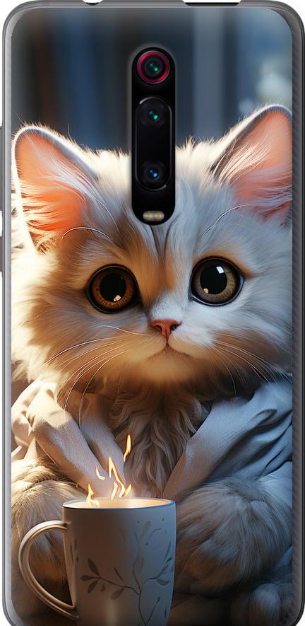 Чехол на Xiaomi Mi 9T White cat (5646u-1815-42517)