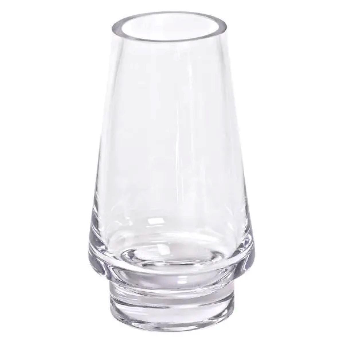 Ваза стеклянная для цветов Light House 1,9 л 25 см Прозрачный (LG-20192)