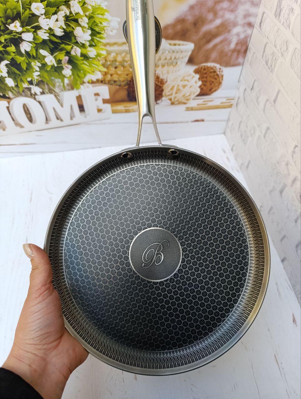 Сковорода млинна Bohmann BP-4200-20 нержавіюча сталь 20 см - фото 3 Сковорода млинна Bohmann BP-4200-20 нержавіюча сталь 20 см - фото 3