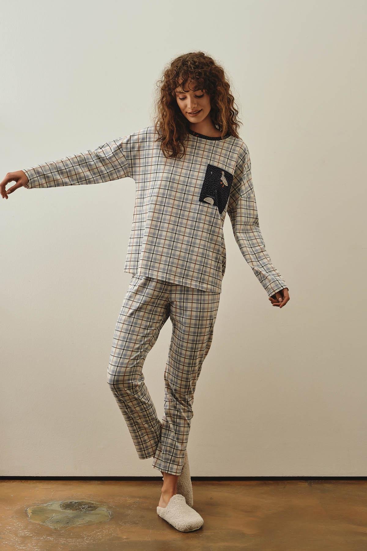 Пижама женская HAYS 27192 XS Mavi (CN29477)