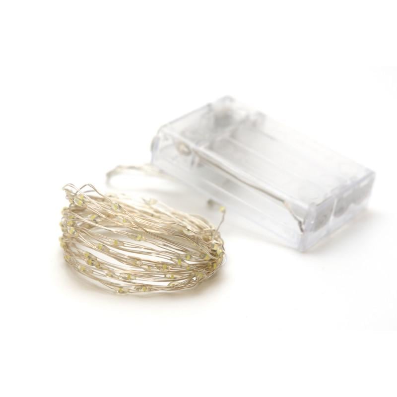 Гирлянда на батарейках 5 м 100LED холодный белый батарейки 3АА IP20 (720520) - фото 2 Гирлянда на батарейках 5 м 100LED холодный белый батарейки 3АА IP20 (720520) - фото 2