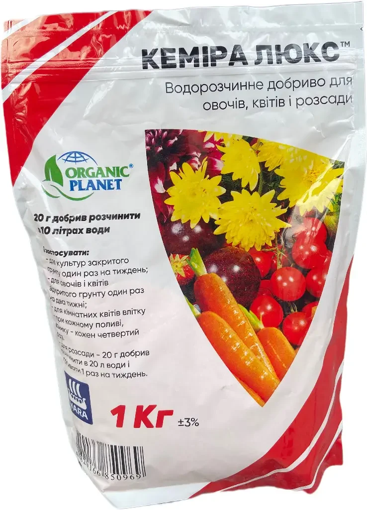 Добриво Кеміра Люкс Yara NPK 14-11,4-25 1 кг (1850022654)