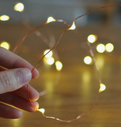 Гірлянда Роса дріт 200 led 20 м теплий на батарейках (1581) - фото 5