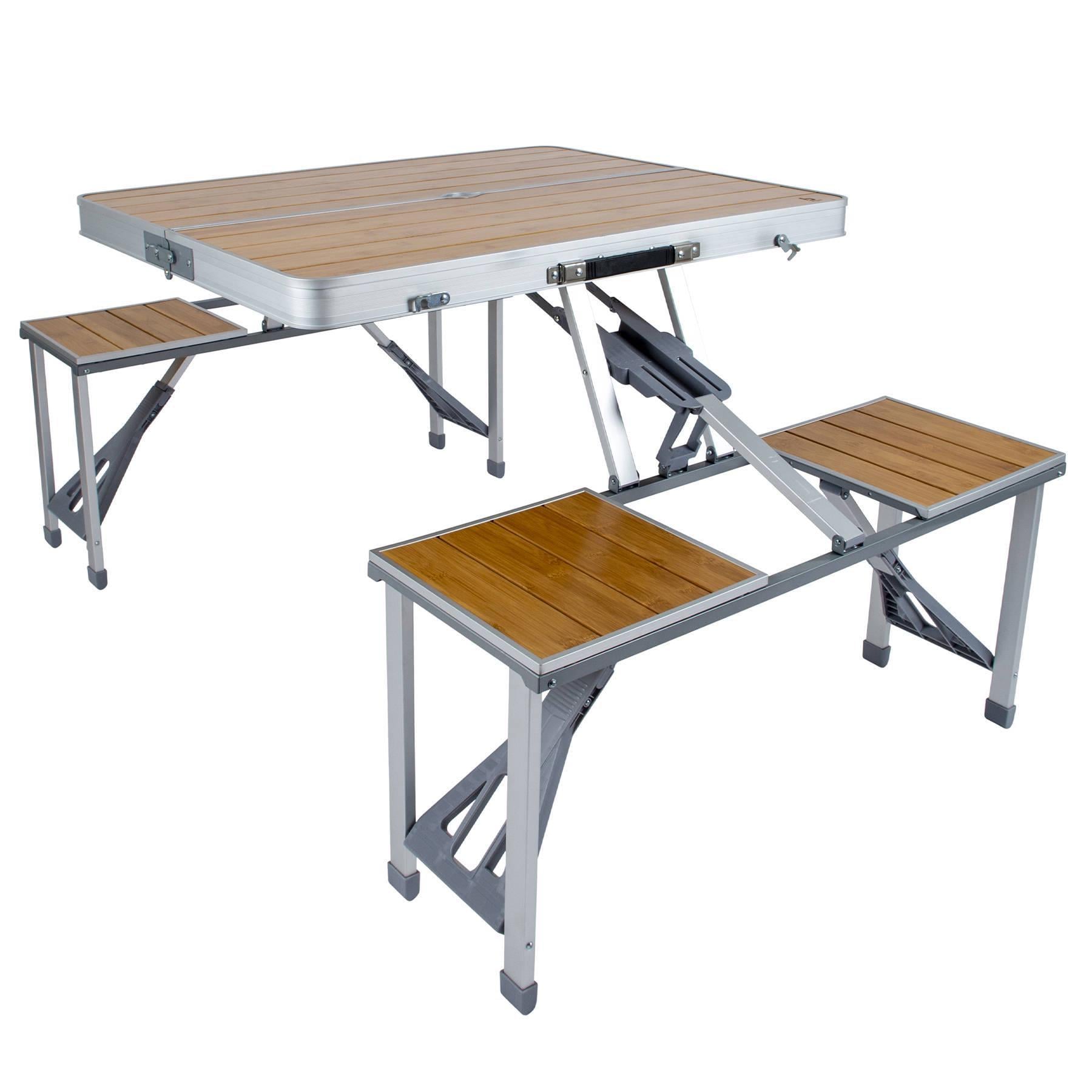 Стол туристический Bo-Camp Bamboo Brown/Silver (1404800)