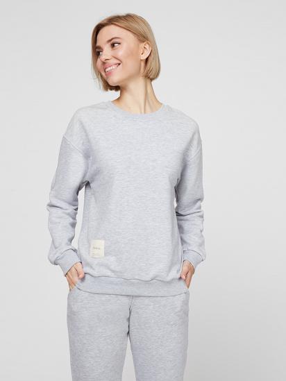 Світшот жіночий тринитка Chikiss S Cірий меланж (CVS 004/011) - фото 2 Світшот жіночий тринитка Chikiss S Cірий меланж (CVS 004/011) - фото 2