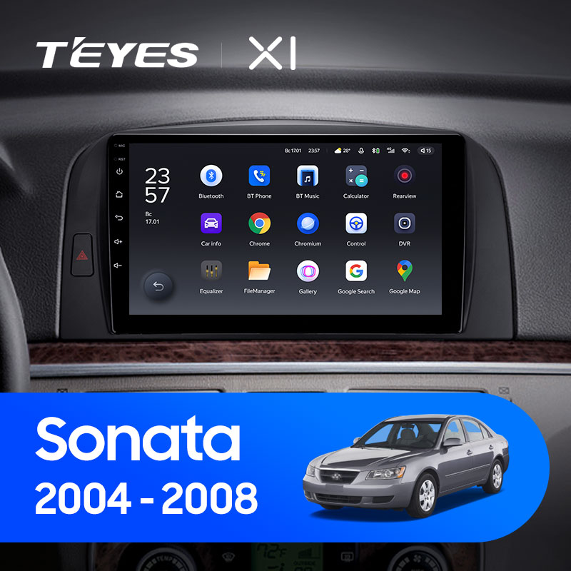 Автомагнітола штатна Teyes X1 для Hyundai Sonata NF 2004-2008 Android (1632459090) - фото 7