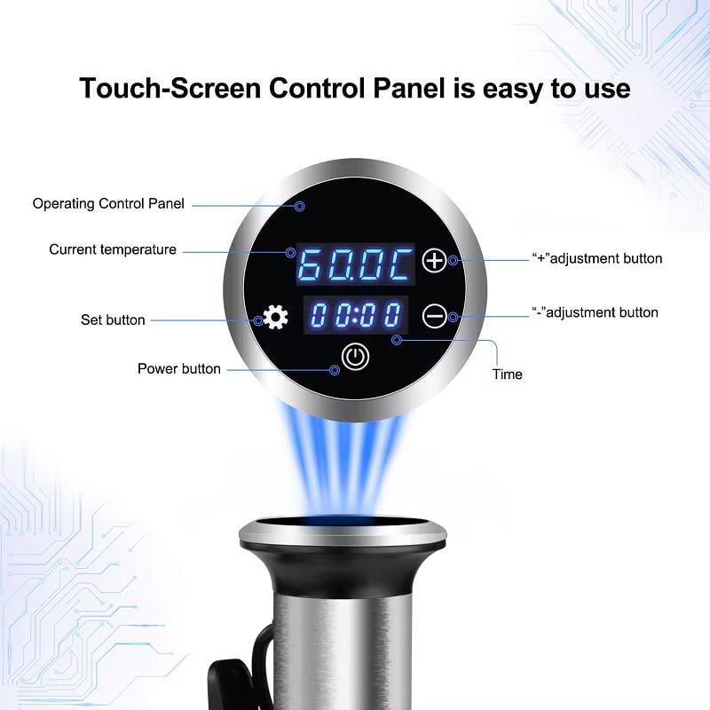 Апарат Су-від BioloMix Sous Vide SV-8006 Чорний (2335) - фото 4 Апарат Су-від BioloMix Sous Vide SV-8006 Чорний (2335) - фото 4