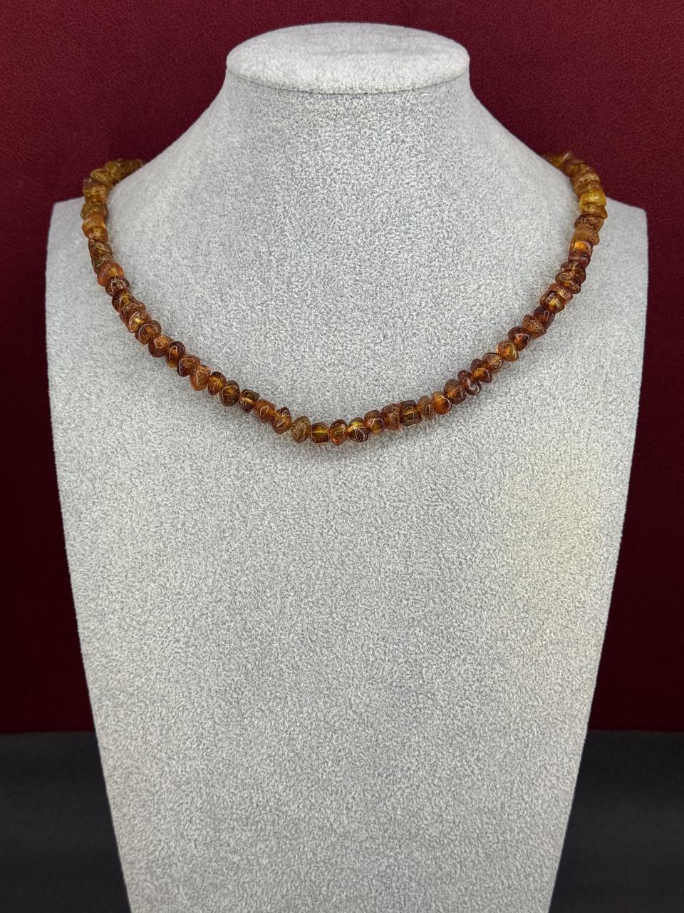 Ожерелье из янтаря лечебные 48 см (н-722)