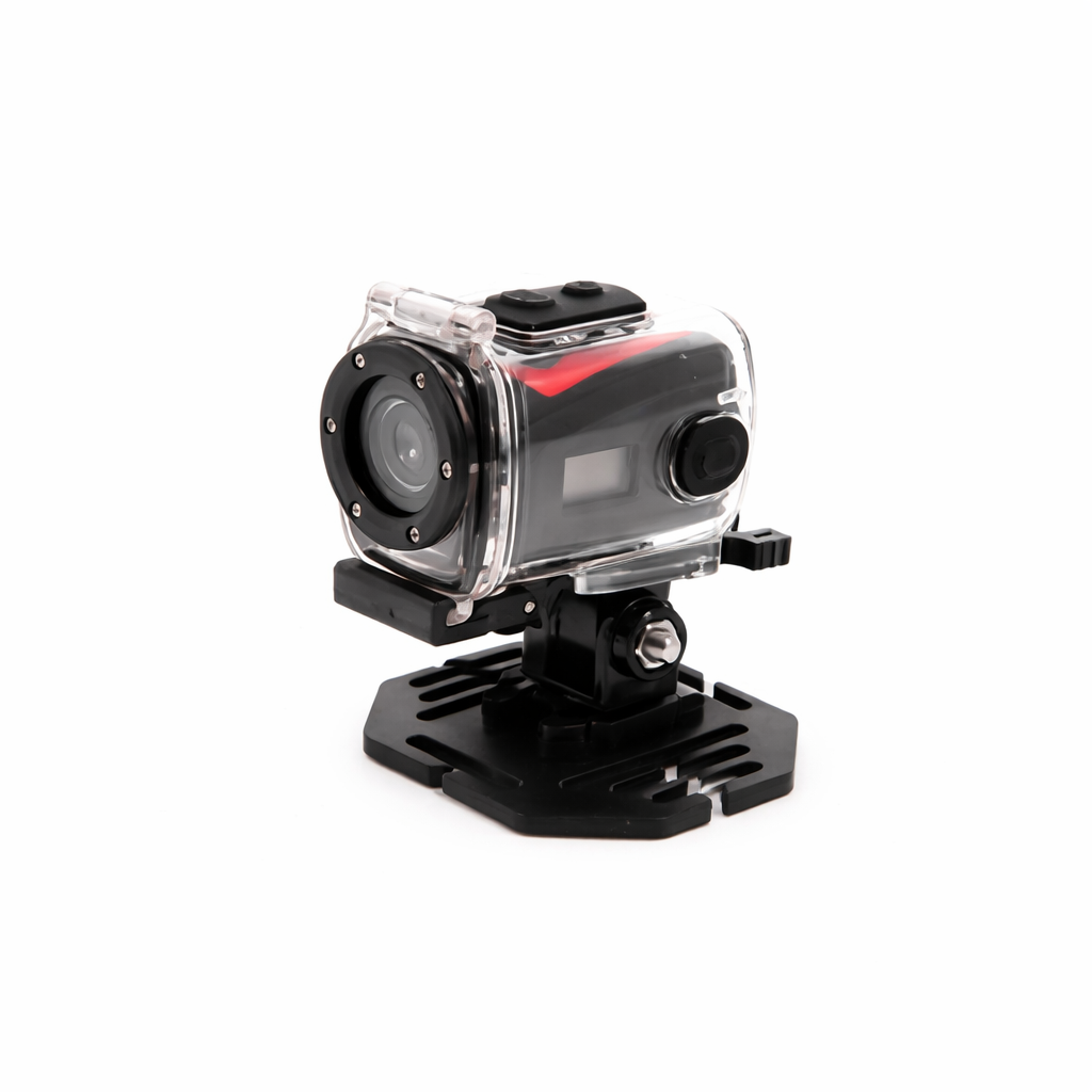 Экшн-камера Sport Camera 22 с креплением для транспорта Черный/Красный (31330475)
