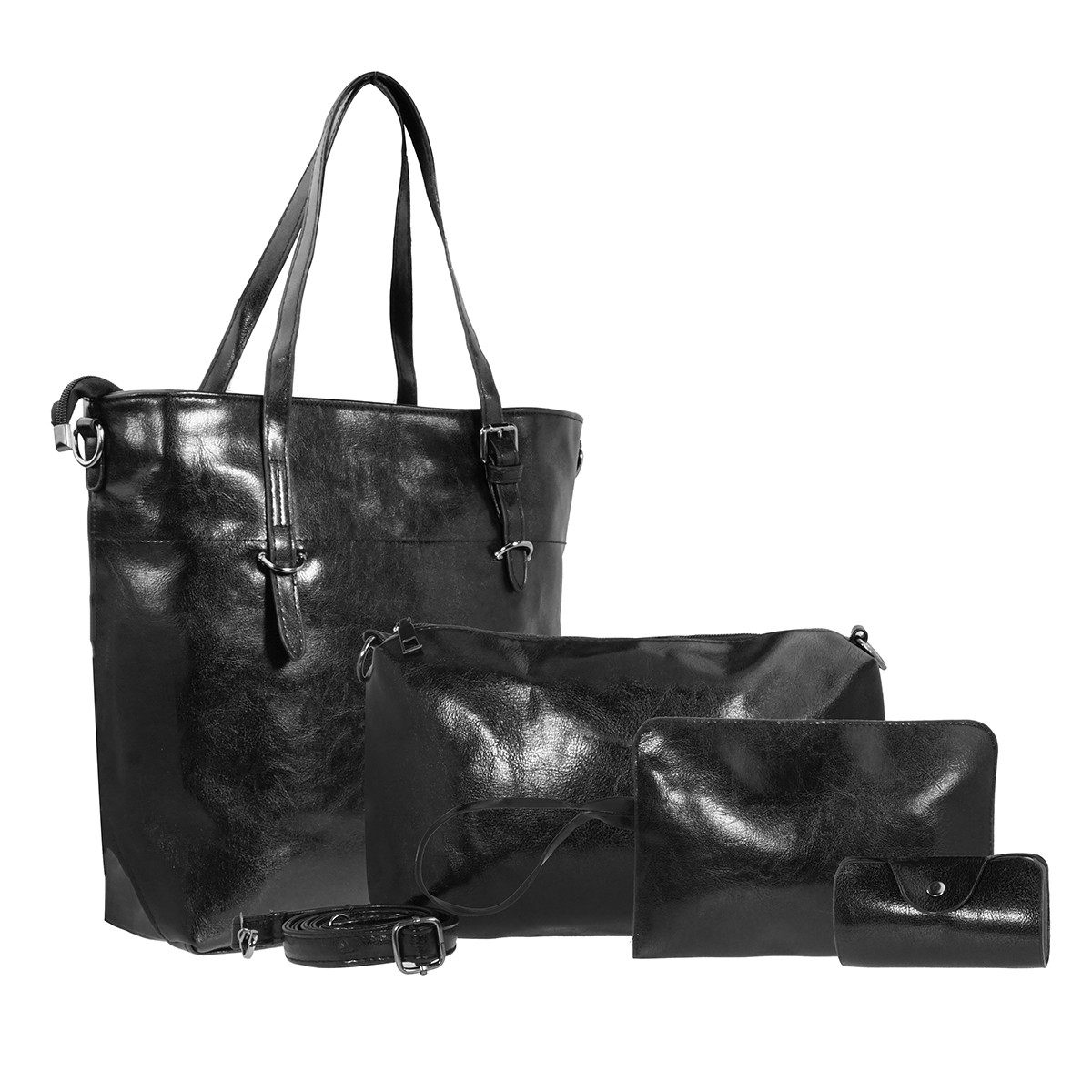 Набор женских сумок Wellamart 4в1 Черный (56930002)