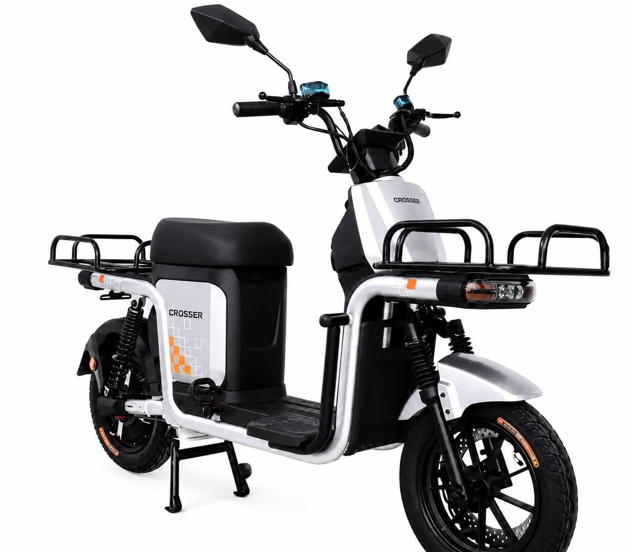 Электровелосипед Crosser SUPER MAX 1200W 60V 30AH LiFePO4 Серый Электровелосипед Crosser SUPER MAX 1200W 60V 30AH LiFePO4 Серый