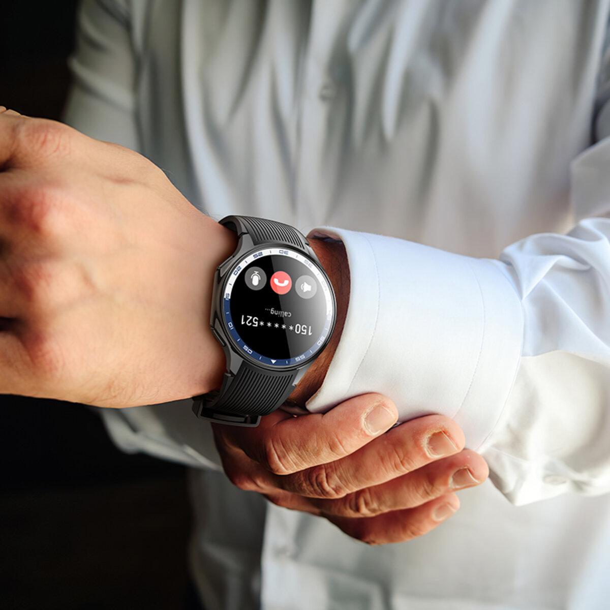 Смарт-годинник Hoco Y24 AMOLED Smart sport watch call version BT5.3 390 mAh 1,43'' Black (6942007641005) - фото 4