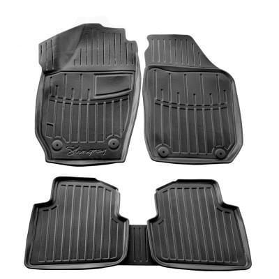 Коврики Stingray 3D для Skoda Roomster 2006-2015 рр. полиуретан 5 шт. Черный (158578)