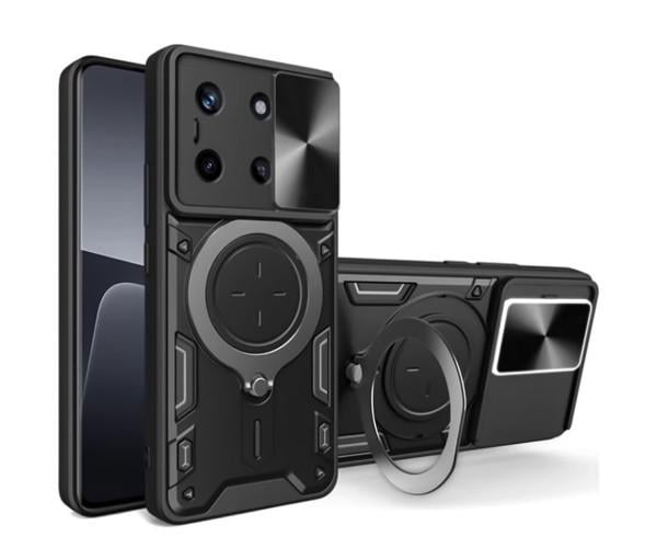 Чехол накладка Omeve Magnetic Ring для Realme 11 4G Черный