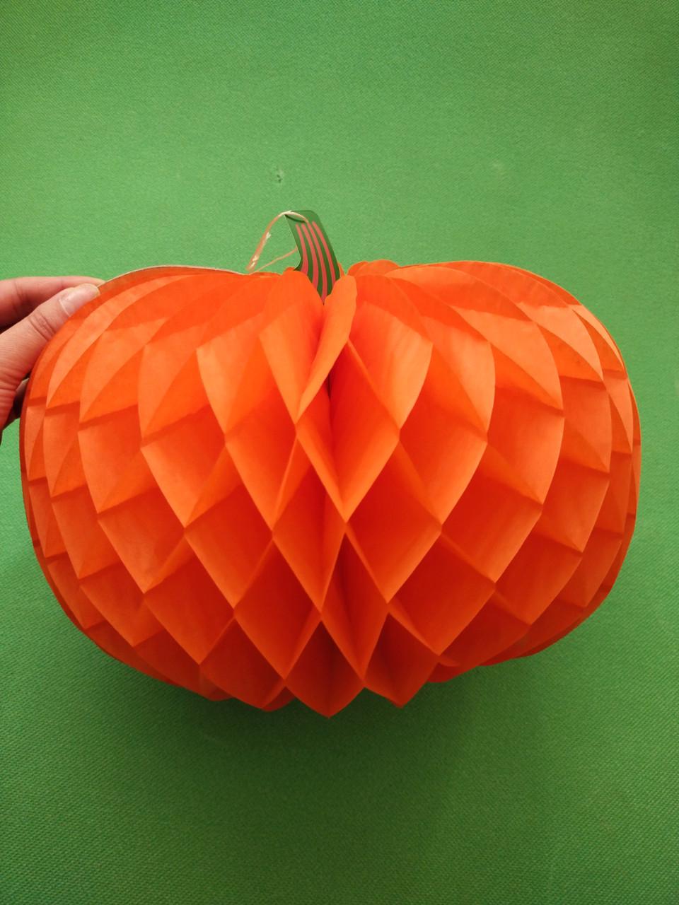 Гирлянда на Хэллоуин Тыква 30 см Оранжевый (601673) - фото 5