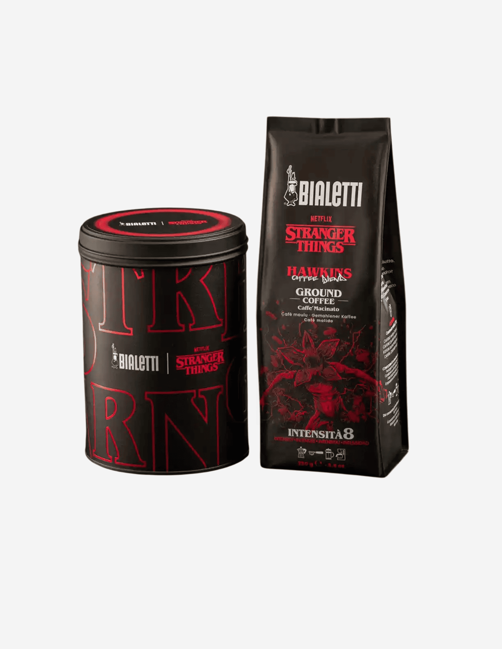 Банка и кофе молотый Bialetti x Stranger Things (096080543)