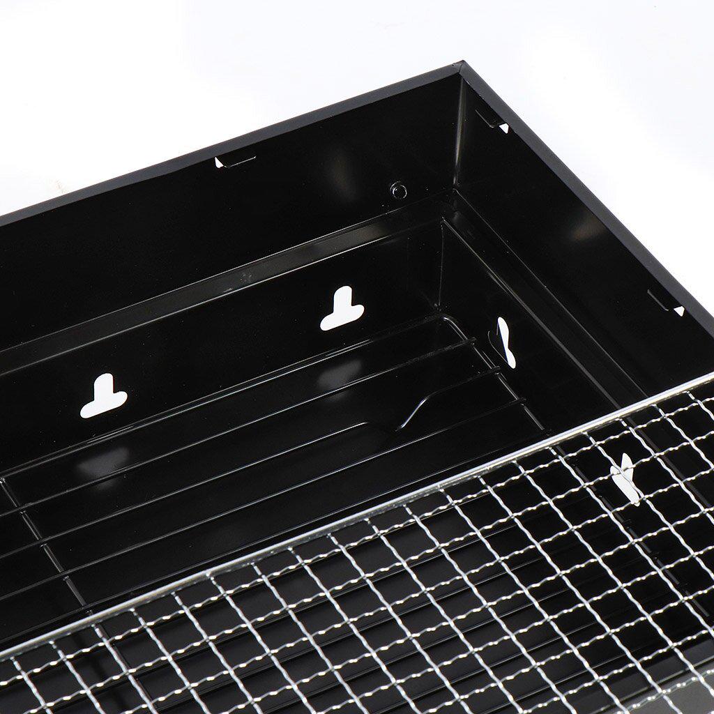 Мангал-гриль складаний MT-7724 з гратами для пікніка/барбекю 30x43 см Black (784780645) - фото 3 Мангал-гриль складаний MT-7724 з гратами для пікніка/барбекю 30x43 см Black (784780645) - фото 3