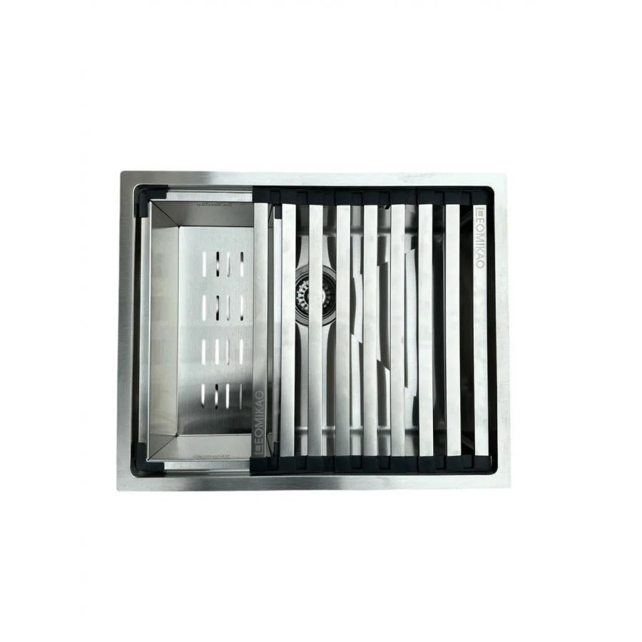 Мийка для кухні LEOMIKAO TOKIO 500-U IN нержавіюча сталь (523347) - фото 6 Мийка для кухні LEOMIKAO TOKIO 500-U IN нержавіюча сталь (523347) - фото 6