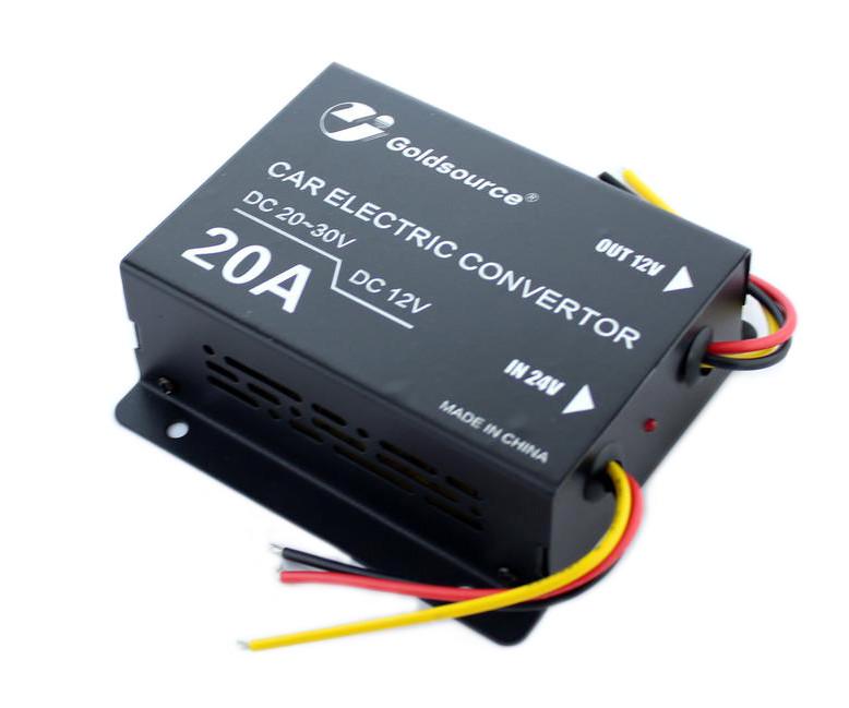 Инвертор UKC DC/DC 24V-12V 20A 3387