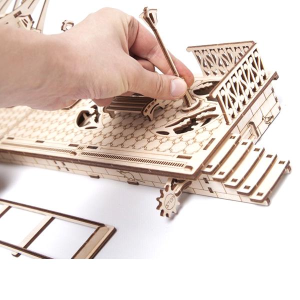 3D пазл механічний UGEARS «Перон» - фото 5 3D пазл механічний UGEARS «Перон» - фото 5