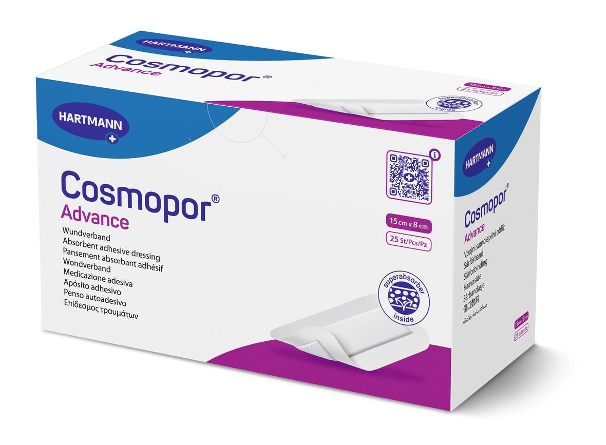 Повязка пластырная стерильная Cosmopor advance 15x8 см 1 шт.