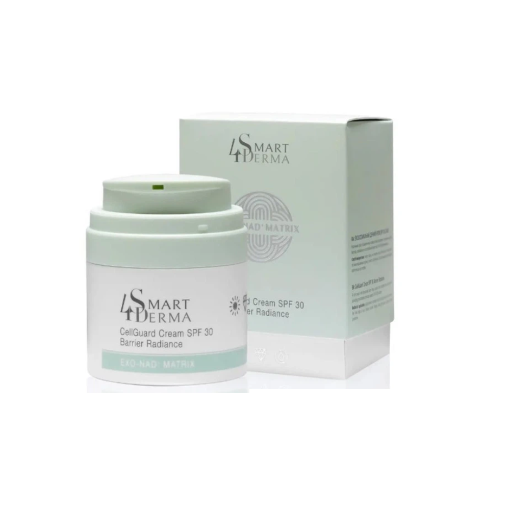 Крем екзосомальний Smart4Derma CellGuard Cream SPF30 Barrier Radiance денний SPF30 з NAD+ 50 мл