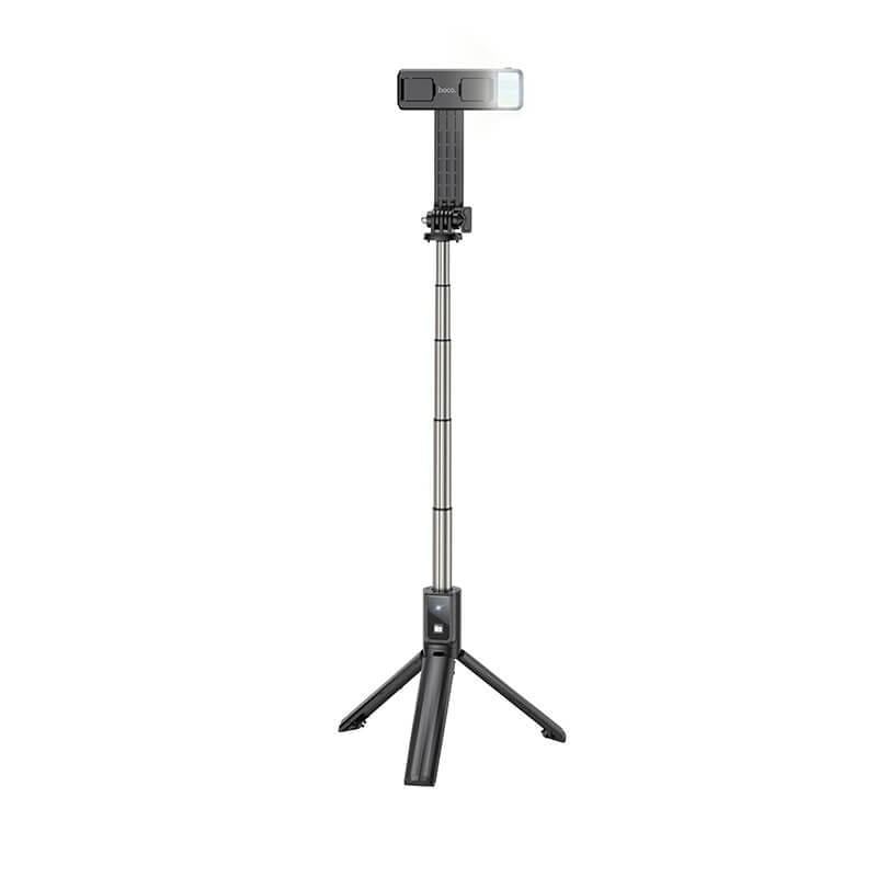 Монопод Hoco Treasure aluminum alloy fill light gimbal version live broadcast support K15 Bluetooth (535574)