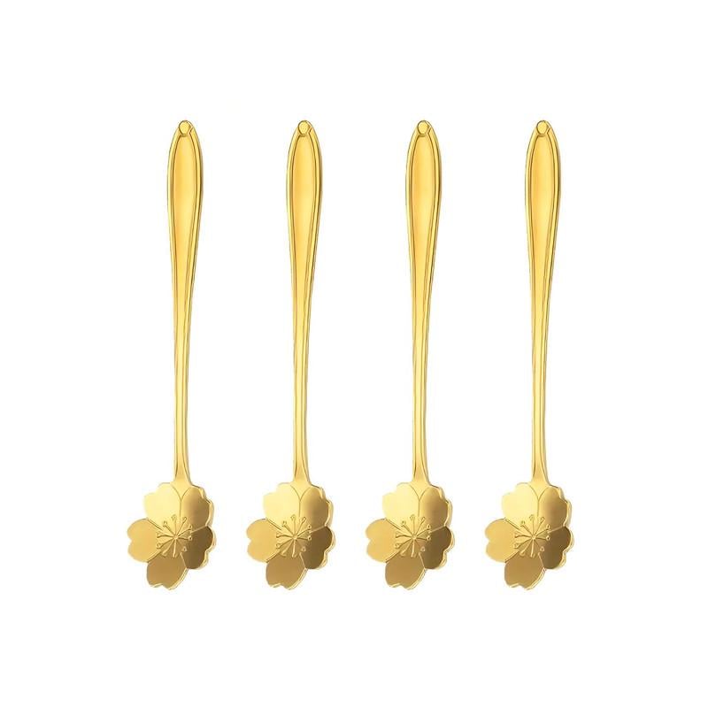 Сервиз чайный подарочный Lesko Мраморная роскошь чашки 4 шт./блюдца 4 шт./ложки 4 шт. с подставкой Green (28525444) - фото 5