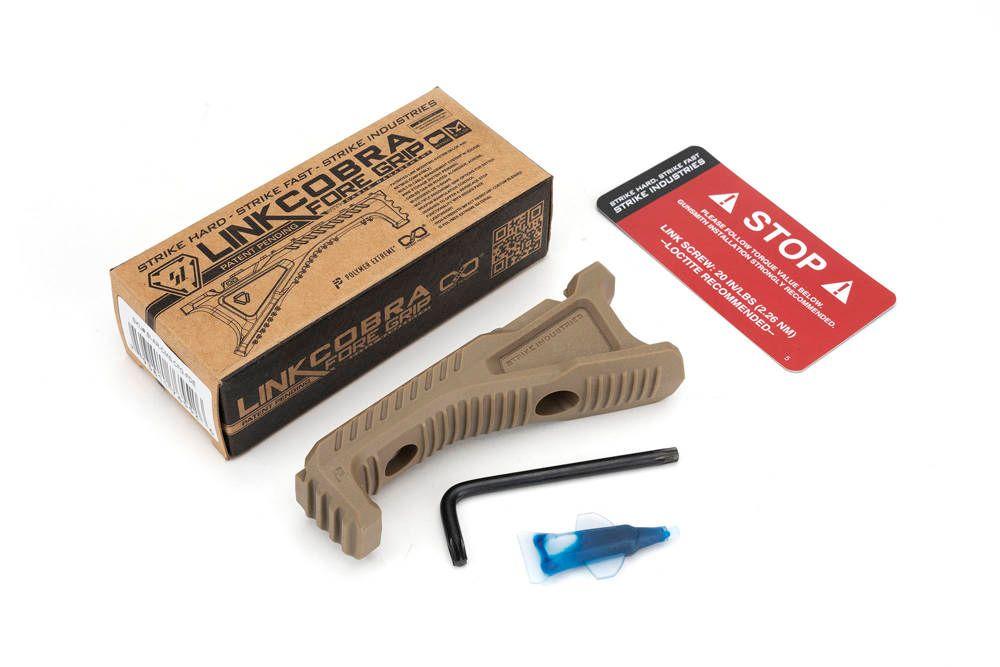 Рукоятка передняя Strike Industries Cobra LINK M-LOK/KeyMod FDE (SI-AR-CMS-CFG-FDE) - фото 6