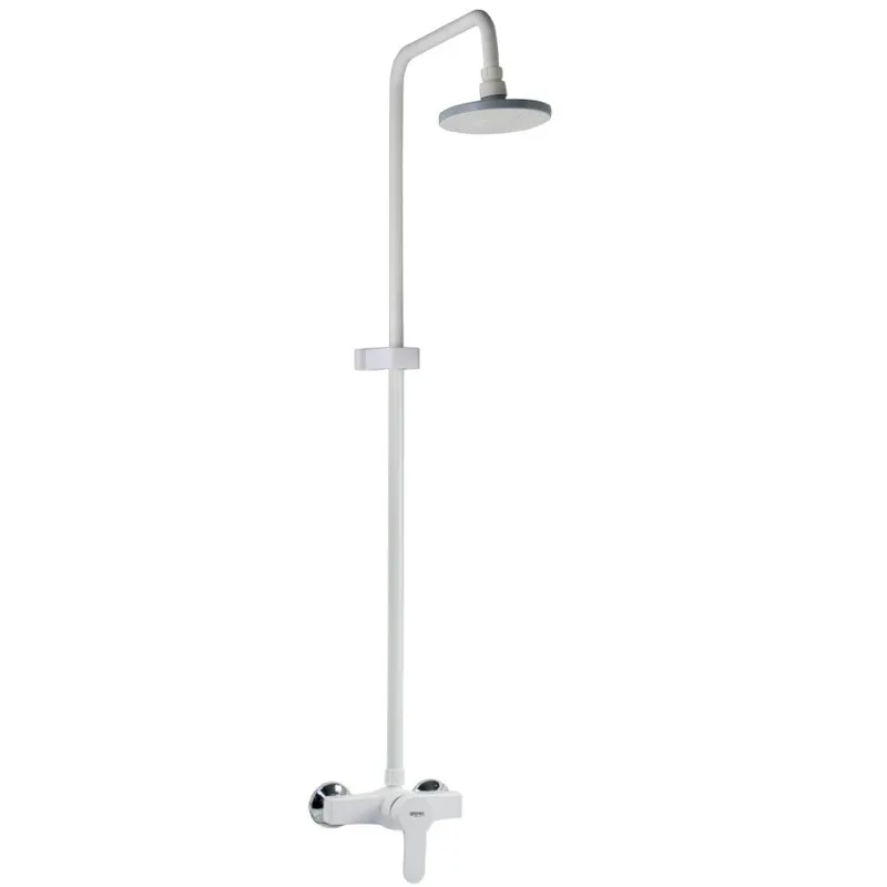 Душова система PLAMIX Mario 003-J без виливу ABS пластик Білий (PM0702)