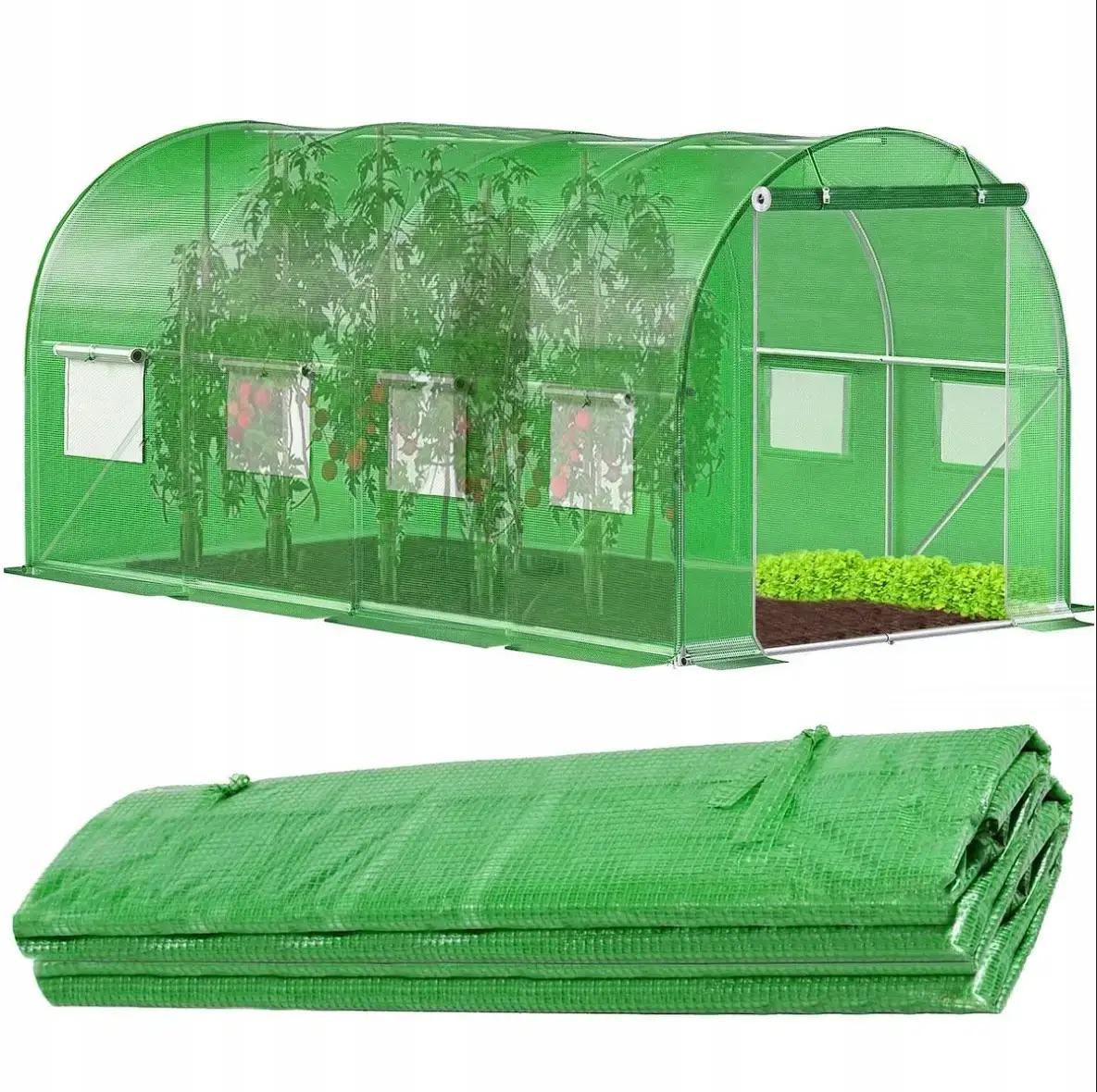 Теплиця садова збірна VOLSO Polska 4х2,5х2 м каркасний парник 10 м2 із затінювальною сіткою (VS 04252) - фото 4